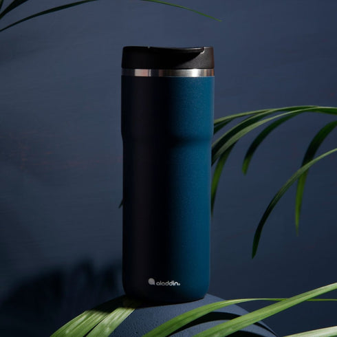 Aladdin Java Thermavac LeakLock 0.47L Stainless Steel Mug - High Capacity, Leak - Proof - Durable Insulated Mug for Coffee Lovers