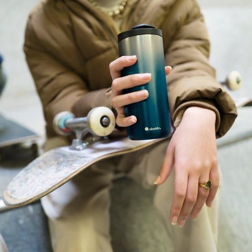 Aladdin Thermavac 0.35L Travel Mug - Compact Size, Vacuum Insulated - Convenient Mug for Travel and Daily Commuting