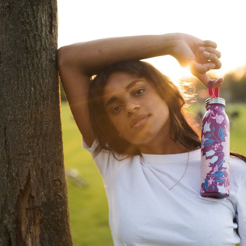 Aladdin Thermavac 0.55L Chilled Water Bottle - Vacuum Insulated, Keeps Drinks Cold All Day - Essential Hydration Bottle for Summer and Gym