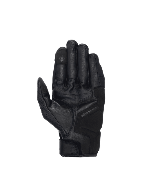 Alpinestars Celer V3 Leather Motorcycle Gloves, Short Cuff Goat Leather Road Gloves with Hard PU Knuckle