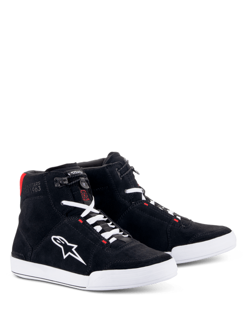 Alpinestars Chrome Riding Shoes, Suede Urban Motorcycle Shoes with Ankle Protectors and OrthoLite Insole