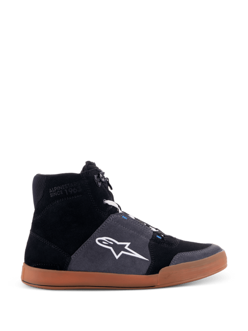 Alpinestars Chrome Riding Shoes, Suede Urban Motorcycle Shoes with Ankle Protectors and OrthoLite Insole