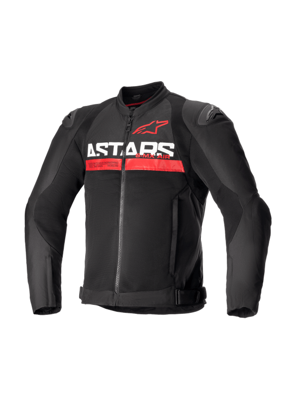 Alpinestars SMX Air Motorcycle Jacket, CE Level A Mesh Summer Riding Jacket with Removable Windbreaker Liner