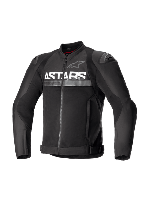 Alpinestars SMX Air Motorcycle Jacket, CE Level A Mesh Summer Riding Jacket with Removable Windbreaker Liner