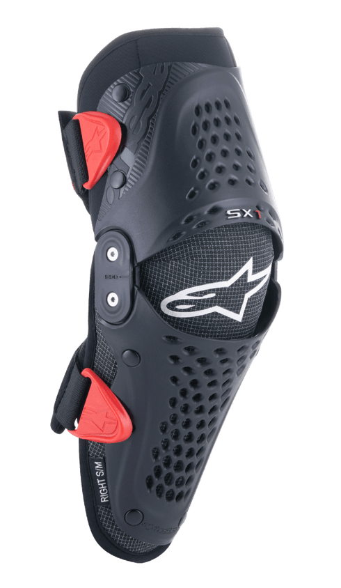 Alpinestars Youth SX-1 Knee Protector, CE Certified Kids Motocross Knee Guard with Dual Pivot Hinge
