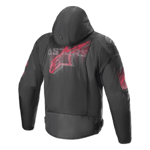 Alpinestars Zaca Air Venom WP Motorcycle Jacket, Vented Warm Climate Textile Jacket with Waterproof Liner