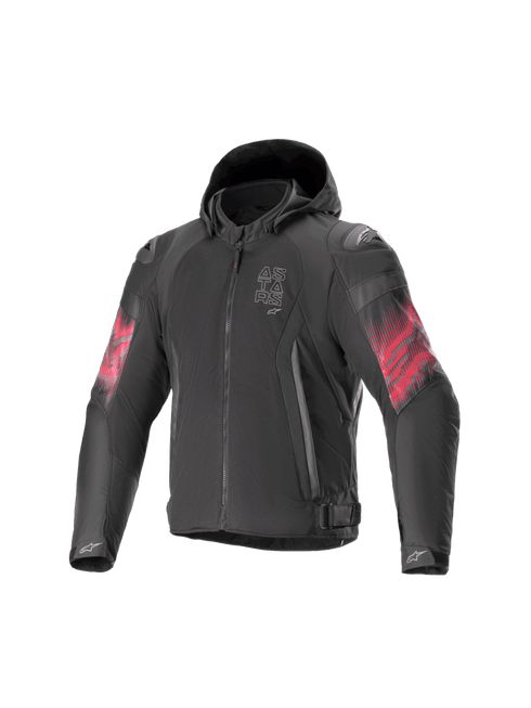 Alpinestars Zaca Air Venom WP Motorcycle Jacket, Vented Warm Climate Textile Jacket with Waterproof Liner