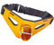 Aluminium Fishing Gimbal Belt, Gold Anodised Stand-Up Fighting Belt with 5 cm Rod Tube and Adjustable Strap