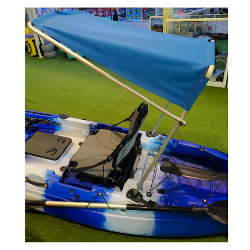 Aluminium Folding Kayak Canopy, Bimini Top Sun Shade for Sit-On-Top and Fishing Kayaks