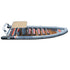 Aluminium RIB Boat 10.7m with Teak Floor, 18 to 20 Person Hypalon RIB with 450 L Fuel Tank