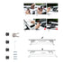 Aluminium Universal Car Roof Rack, Crossbar Set for Carrying Kayaks, SUP Boards and Luggage
