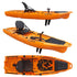 Angler X Flap Pedal Kayak SK-34, 3m Single Fishing Kayak with Stadium Seat and 220 cm Paddle