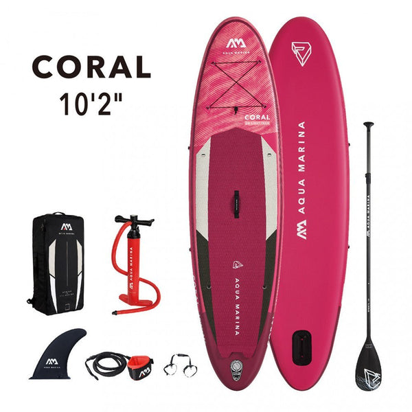 Aqua Marina Coral 10'2" Stylish Paddleboard for All Skill Levels