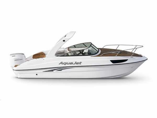 Aquajet 23ft yacht in white