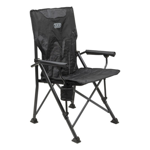 ARB Base Camp Chair, Lightweight Folding Design, Breathable Mesh Panels with Cup Holder, Suitable for Outdoors/Events