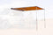 ARB Canopy Awning in Black Aluminum Housing - 2.5m x 2.5m Retractable Shelter with Integrated LED Lighting