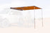 ARB Canopy Awning in Black Aluminum Housing - 2.5m x 2.5m Retractable Shelter with Integrated LED Lighting