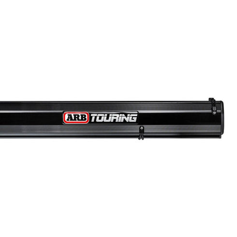 ARB Canopy Awning in Black Aluminum Housing - 2.5m x 2.5m Retractable Shelter with Integrated LED Lighting