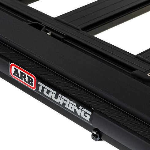 ARB Canopy Awning in Black Aluminum Housing - 2.5m x 2.5m Retractable Shelter with Integrated LED Lighting