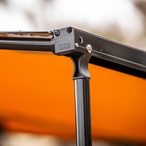 ARB Canopy awning in black aluminum housing ARB 2.5 mx 2.5 m with LED lighting