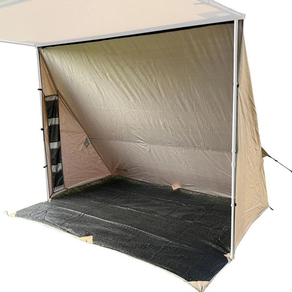 ARB Deluxe Awning Alcove, a fully enclosed tent extension for 2500 mm ARB Touring Awnings.