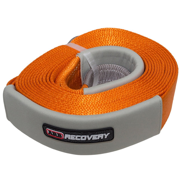 ARB Heavy - Duty Snatch Strap, Available in 8T/11T/15T, Reinforced Eyes, Suitable for Off - Road Recovery