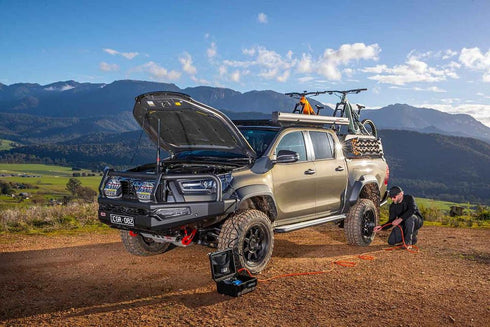 ARB Medium Portable Air Compressor Kit, 12V V2, Compact and Reliable, Suitable for Emergency Roadside/Off - Road Use