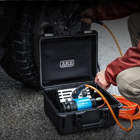ARB Medium Portable Air Compressor Kit, 12V V2, Compact and Reliable, Suitable for Emergency Roadside/Off - Road Use