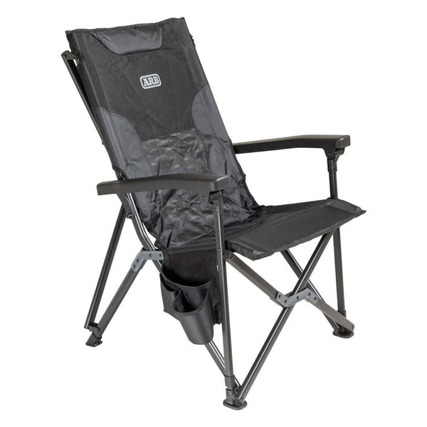 ARB Pinnacle Camp Chair, High Back Ergonomic Design, Durable Fabric with Storage Pockets, Suitable for Camping Comfort