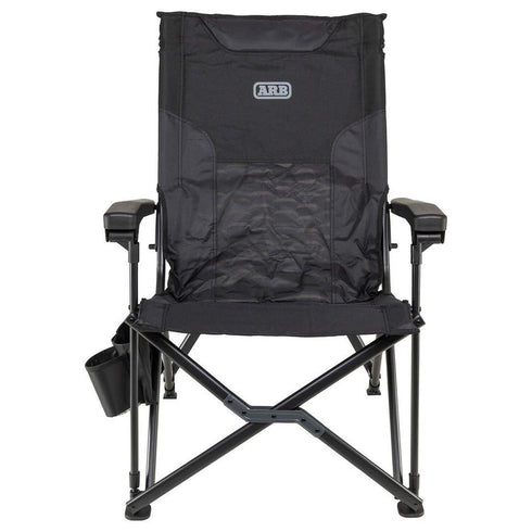 ARB Pinnacle Camp Chair, High Back Ergonomic Design, Durable Fabric with Storage Pockets, Suitable for Camping Comfort