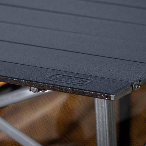 ARB Pinnacle Camp Table, Aluminum Slat Top with Adjustable Legs, Heat Resistant, Suitable for Outdoor Cooking/Dining