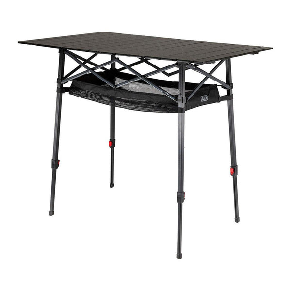 ARB Pinnacle Camp Table, Aluminum Slat Top with Adjustable Legs, Heat Resistant, Suitable for Outdoor Cooking/Dining