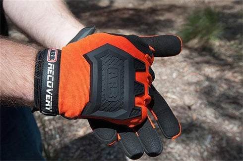ARB Recovery Gloves, Padded Synthetic Leather, High - Grip Protection, Suitable for Winching/Mechanical Work