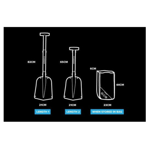 ARB Shovel Buddy with Carry Bag, Compact Folding Recovery Shovel, Multi - Purpose Edge, Suitable for Sand/Off - Roading