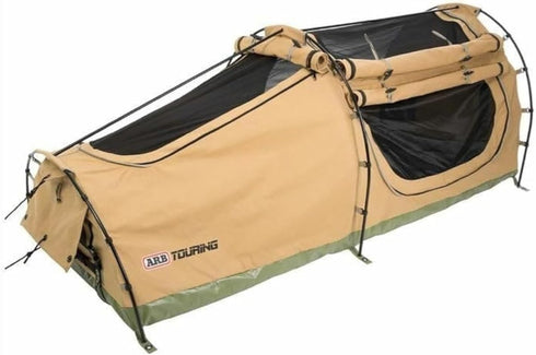 ARB SkyDome Single Swag Tent, 2150 x 900mm, Built - in Foam Mattress, Durable Dome Design, Suitable for Solo Camping