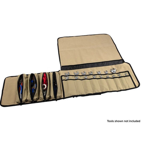 ARB Tool Roll Bag, Heavy - Duty Canvas with Multiple Elastic Slots, Portable Storage, Suitable for Vehicle Toolkits