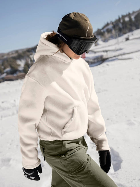 ARMADA _ CARMI HOODIES , Cozy, cropped pull - over hoodie