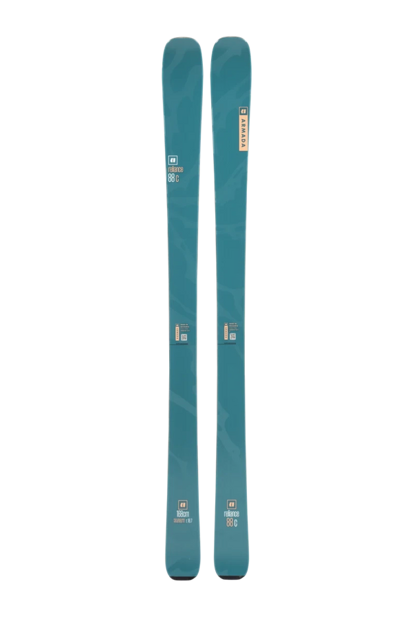 Armada Reliance 88 C Women's Skis, Lightweight Carbon All-Mountain Ski with Poplar Core and Rocker
