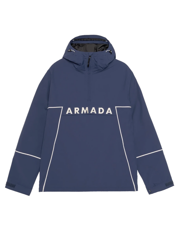 Armada Salisbury 2L Anorak Ski Jacket, 15K Waterproof Recycled Ripstop Pullover with Powder Skirt