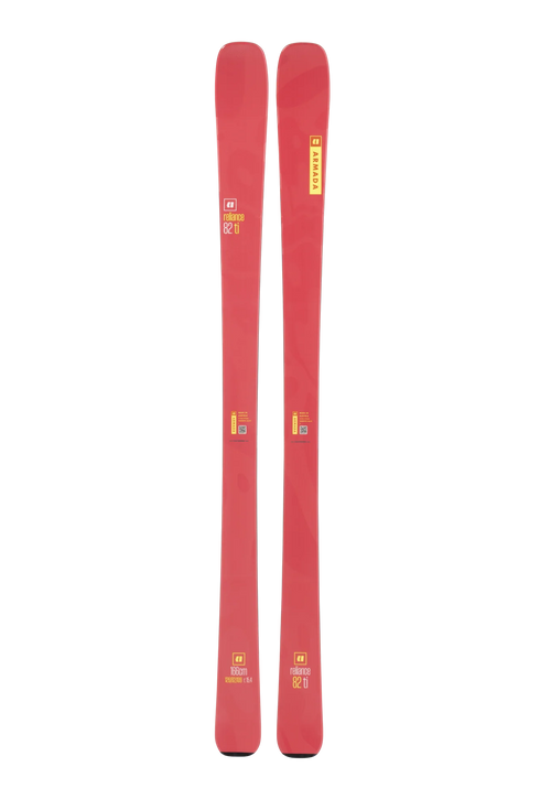 Armada Reliance 82 Ti women's skis, top view