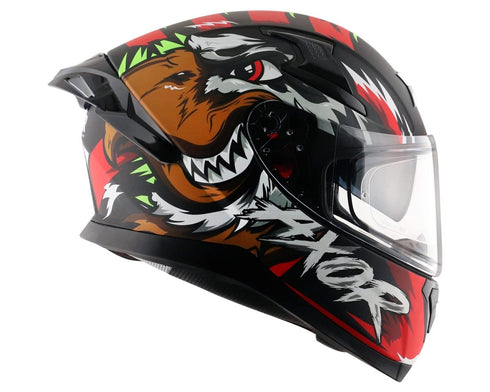 Axor Apex Falcon Black Grey Helmet