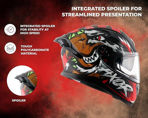 Axor Apex Falcon Black Grey Helmet