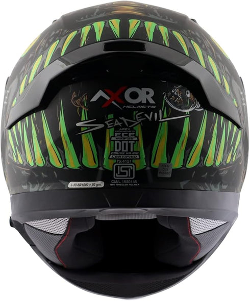 Axor Apex Seadevil Full Face Dual Visor Helmet
