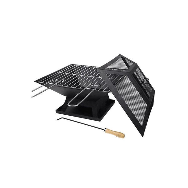 Bad Axe The Chopping Block Firepit, Functional Stylish Design, Built - in Prep Surface, Suitable for Backyard Entertaining
