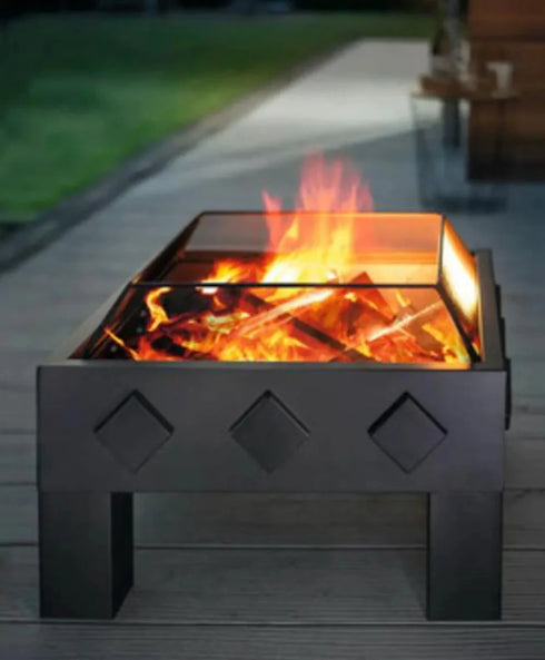Bad Axe The Spark Firepit, Compact Efficient Design, High - Heat Output, Portable Steel Frame, Suitable for Outdoor Enthusiasts