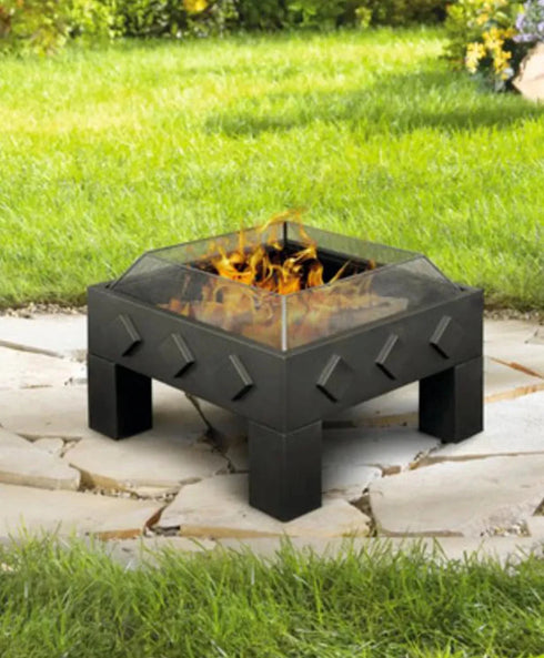 Bad Axe The Spark Firepit, Compact Efficient Design, High - Heat Output, Portable Steel Frame, Suitable for Outdoor Enthusiasts
