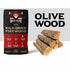 Bad Axe Firewood Olive 40L Sack Approx 15kg - Unique and Fragrant Olive Wood