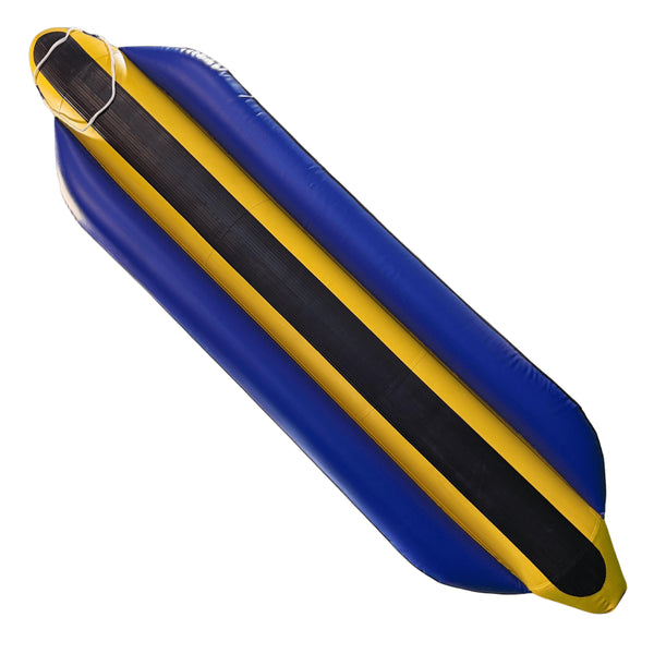 Banana Boat Inflatable 3 Person, 1.2mm Commercial PVC Towable with 4 Chambers, Pump and Carry Bag
