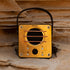 Barebones Block Tower Speaker, Vintage Style Wireless Speaker in Brass and Copper with 20 Hour Battery