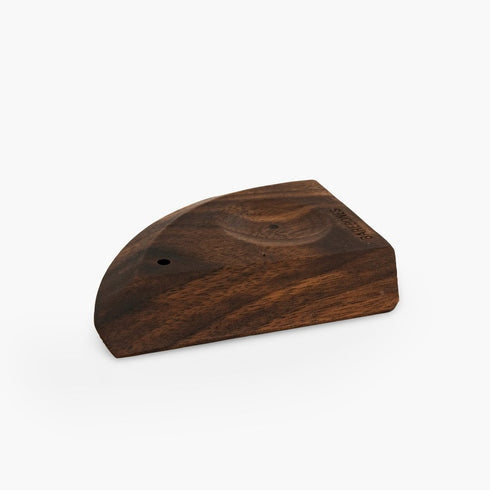 Barebones Cast Iron Wood Scraper, Walnut Hardwood Pan Scraper for Cleaning Skillets Without Damaging Seasoning